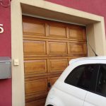 Porte de garage sectionnelle en bois
