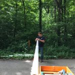 Remplacement d'une lisse de barrière